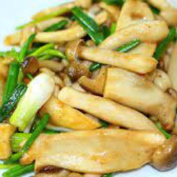 ข้าวราดเห็ดน้ำมันหอย