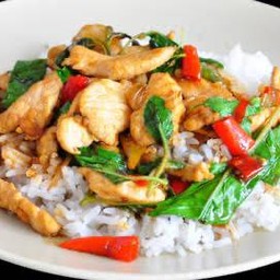 ข้าวไก่ผัดช่า