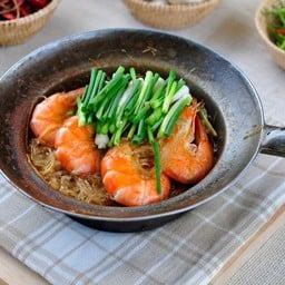 กุ้งอบวุ้นเส้น