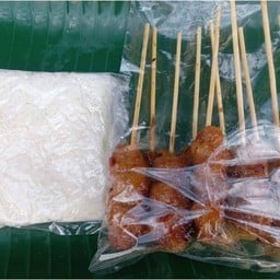 Set 2 หมูปิ้ง 10 ไม้+ข้าวเหนียว 1 ห่อ(ล)