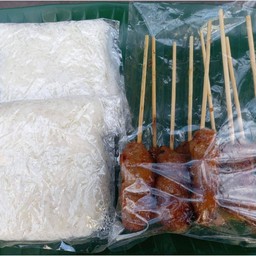 Set 3 หมูปิ้ง 20 ไม้+ข้าวเหนียว 2 ห่อ(ล)