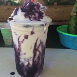 บลูเบอร์รี่นมสดปั่น