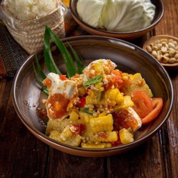 ตำข้าวโพดไข่เค็ม