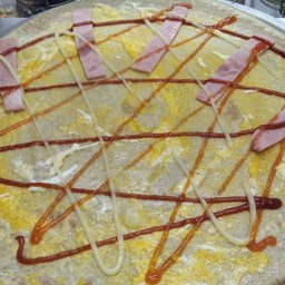 เครปไข่+แฮม