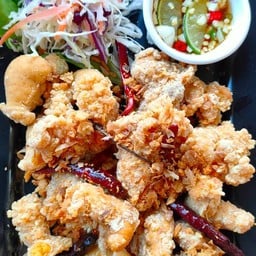 ไข่ปลาสลิด ทอด