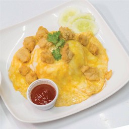 ข้าวไข่ข้นชีสไก่กรอบ