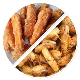 มันทอด+กล้วยอบน้ำผึ้งทอด