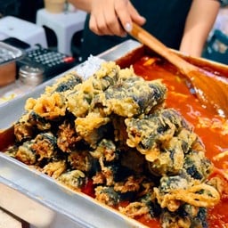 คิมมาริ  (วุ้นเส้นห่อสาหร่ายทอด+ซอส)