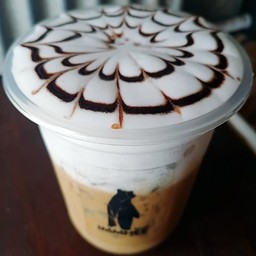 ลาเต้เย็น(กาแฟสด)