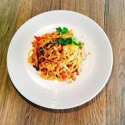 Spaghetti Kea-Mao Moo