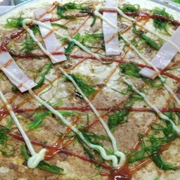 เครปพริกเผา+ยำสาหร่าย+แฮม