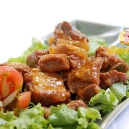 ซี่โครงหมูน้ำแดง (กับข้าว)