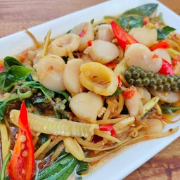 เอ็นหอยจอบผัดฉ่า