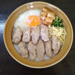 โจ๊ก (พิเศษ) หมูล้วน +ไข่ลวก