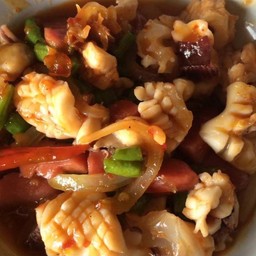 ผัดพริกเผา (กับ)