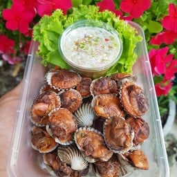 หอยแครงลวก เปิดฝา