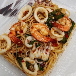 พริกเผาทะเล(กุ้ง,หมึก)