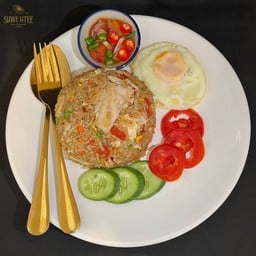 Chinese Fried Rice with Egg on top