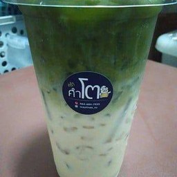 นมหมีชาเขียว