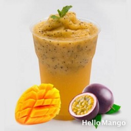น้ำมะม่วง+เสาวรส ปั่น