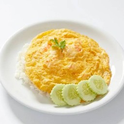 ข้าวไข่เจียวกุ้ง