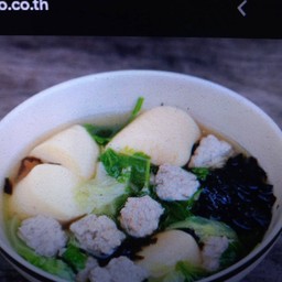ต้มจืดเต้าหู้หมูสับสาหร่าย