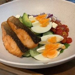 Cobb Salmon Salad