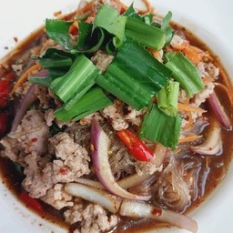 ยำวุ้นเส้นหมูสับ