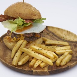Breakfast burger