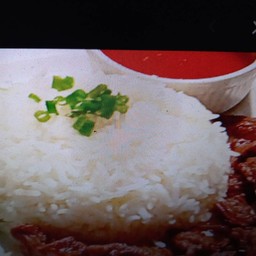 ข้าวเนื้อทอดน้ำปลา