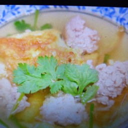 ต้มจืดไข่น้ำหมูสับ