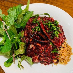 ลาบหมูดิบ ลาบเลือด ชุดเล็ก