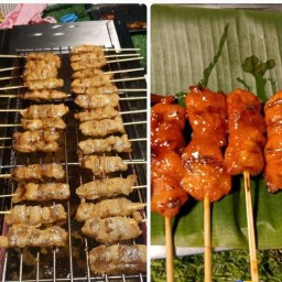 หมูปิ้งโบราณ&ไก่ปิ้ง บ้านเจ้าเอย