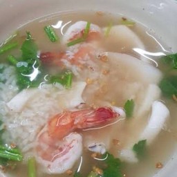 ข้าวต้มกุ้ง&ปลาหมึก