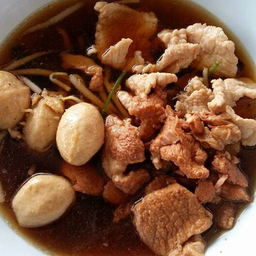 Setหมู เกาเหลาหมู(ชิ้น สด ตุ๋น)+ข้าวสวย+แคบหมู