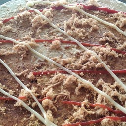 เครปพริกเผา+ไก่หยอง