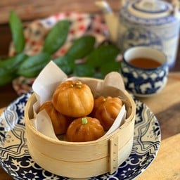 หมูแดง-ซาลาเปาทอด (5 ลูก)