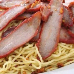 (ธรรมดา) บะหมี่แห้ง หมูแดง