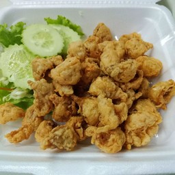 #ต้มเนื้อ+เอ็นไก่ทอด#