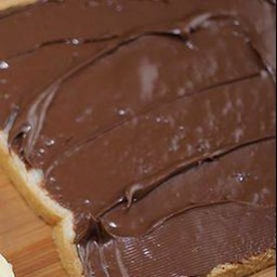 ขนมปังแผ่นสี่เหลี่ยมปิ้ง เนยนูเทลล่า 4แผ่น