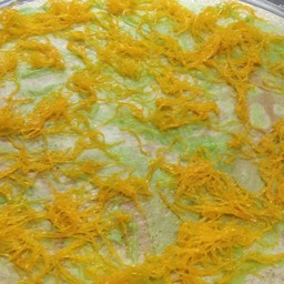 เครปฝอยทอง+สังขยา