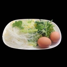 สุกี้ผัก (ไม่ใส่เนื้อสัตว์)