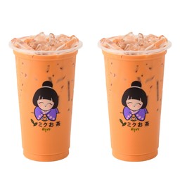 ชาไทยลาเต้ 2แก้ว