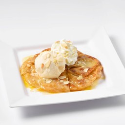 โรตีตูมตามวิปครีม ไอศครีม