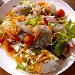 ยำกุ้งสดรสเด็ด กุ้ง15ตัว