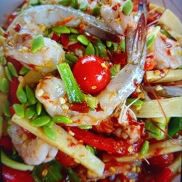 ตำหน่อไม้ใจแตกนัว