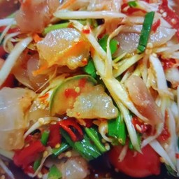 ตำเตี๋ยวเอ็นแก้วหมูปลาร้าหรือไท