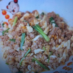 หมูสับผัดไข่เค็ม