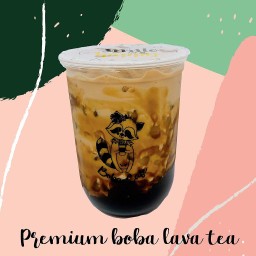 ชานมไข่มุกลาวาพรีเมี่ยม(ราคารวมไข่มุกค่ะ)