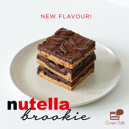 Brookies  บรู้กกี้ รส Nutella ขนาด 3x3นิ้ว